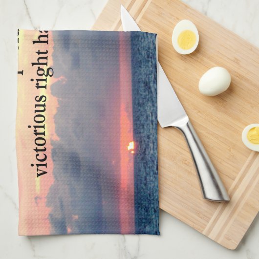 SERENE SUNRISE ISAIAH 41:10 THEEDOEK (Quarter Fold)