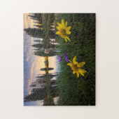 Serene Sunrise over een Colorado Pond Legpuzzel (Verticaal)