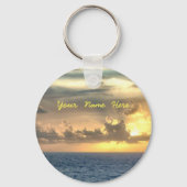 Serene Sunrise Personalized Sleutelhanger (Voorkant)