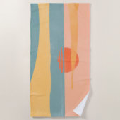 Serene Sunset Beach Towel Strandlaken (Voorkant)