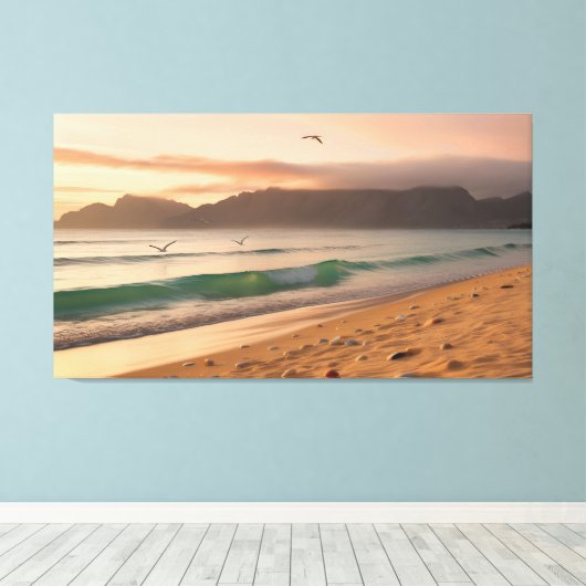 Serene Sunset Canvas Afdruk (Insitu (Houten vloer))