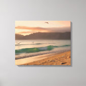 Serene Sunset Canvas Afdruk (Voorkant)