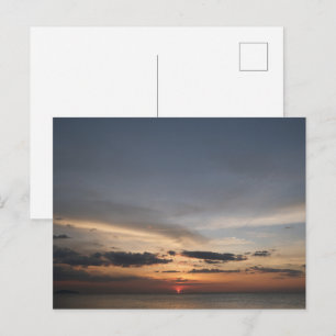 Serene Sunset Horizon Oceaan Ansichtkaart Briefkaart