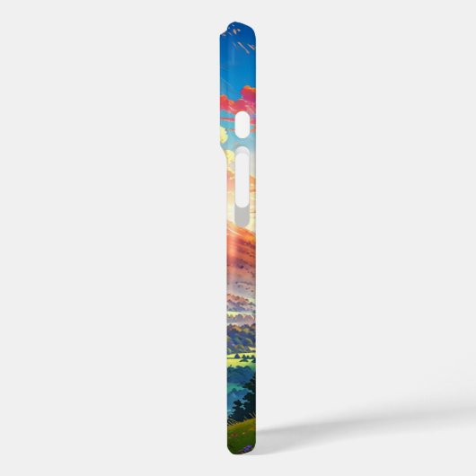 Serene Sunset Mountains Case-Mate iPhone Case (Achterkant / Links)