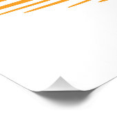 Serene Sunset Rowing: minimalistisch roeierssilhou Perfect Poster (Hoek)