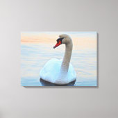 Serene Swan Canvas Afdruk (Voorkant)