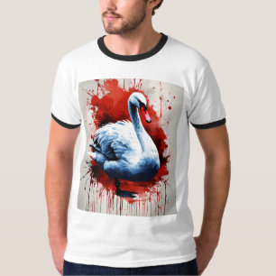 Serene Swan Elegance T-shirt