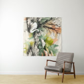 Serene Swan Lake Park Wandkleed (In Situ (horizontaal))