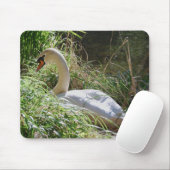 Serene Swan Mousepad Muismat (Met muis)