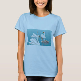 Serene Swans: Familie Harmonie T-shirt