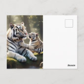 Serene Tiger Forest Postcard – Elegant Wildlife Briefkaart (Achterkant)