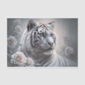 Serene Tijger Decoupage Tissuepapier (Voorkant)