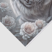 Serene Tijger Decoupage Tissuepapier (Detail)