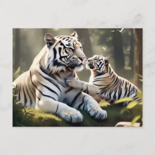 Serene Tijgerbos Postkaart – Elegante Wilde Dieren