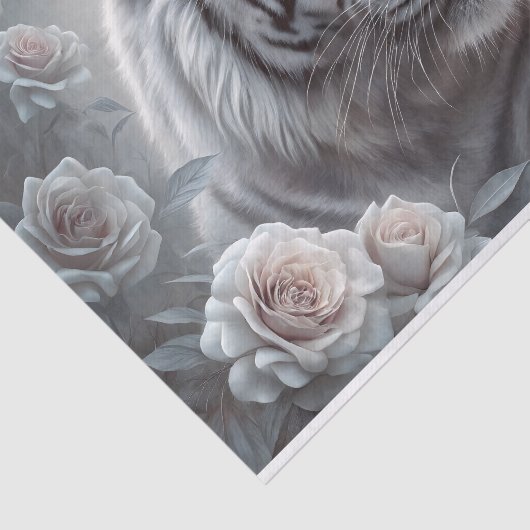 serene tijgerontkoppeling tissuepapier (Detail)