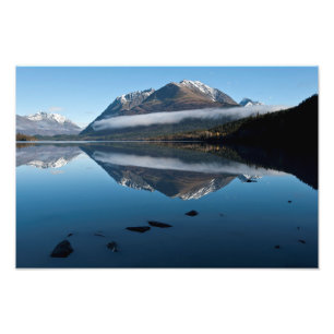 Serene Trail Lake Foto Afdruk