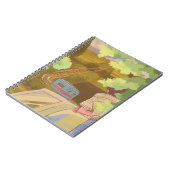 Serene Train Journey Notitieboek - Aesthetiek uit  (Linkerzijde)