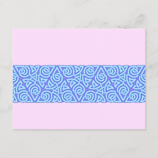 Serene Triangle Knot Band Briefkaart (Voorkant)