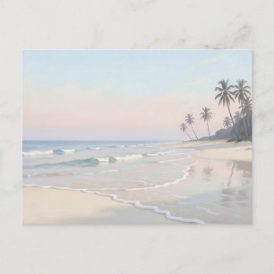 Serene Tropische Strandparadijs Briefkaart