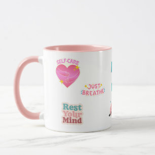 SERENE TWEE-TONS ACCENT ROZE WITTE ONDERBROEK-AROU MOK