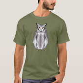 Serene uil met Amber Eyes T-Shirt (Voorkant)