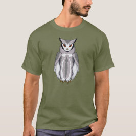 Serene uil met Amber Eyes T-Shirt