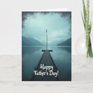 Serene Vaderdag Pier Card Kaart