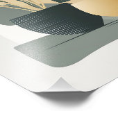 Serene vetplanten foto afdruk (Hoek)