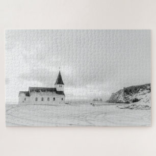 Serene Vík i Myrdal Church Legpuzzel