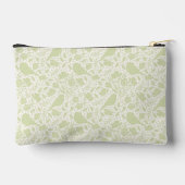 Serene vogels en bloemen gemonogrammeerd etui (Achterkant)