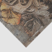 Serene Vrouw Decoupage Tissuepapier (Detail)