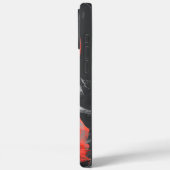 Serene vrouw op klif onder rode maan digitale kuns Case-Mate iPhone case (Achterkant / Links)