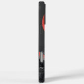 Serene vrouw op klif onder rode maan digitale kuns Case-Mate iPhone case (Achterkant / Rechts)