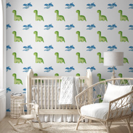 Serene Water Dinosaur Behang