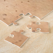 Serene Watercolor Beach Waves - Ocean Vibes Legpuzzel (Zijkant)