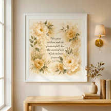 Serene Watercolor Bloemenkunst