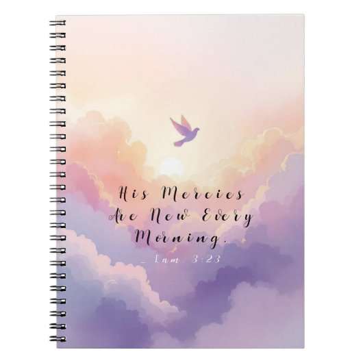 Serene Watercolor Dove Prayer & Faith Journal Notitieboek (Voorkant)