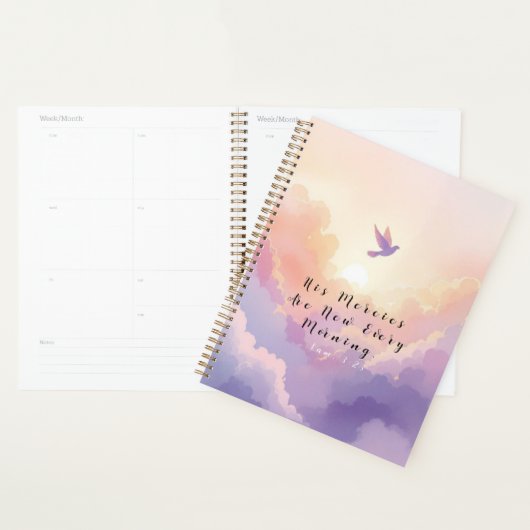 Serene Watercolor Dove Prayer & Faith Planner (Display)