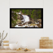 Serene Waterfall Poster - High Tatras Slowakije (Keuken)