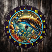 Serene Waters Dolfijn Dartboard Design Dartbord