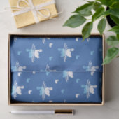 Serene Waters - Speels Swan Lake Pattern Design Tissuepapier (Geschenk)