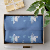 Serene Waters - Speels Swan Lake Pattern Design Tissuepapier (Geschenk)