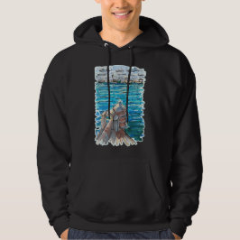 Serene Waterscape in San Juan de Ulua, Veracruz Hoodie