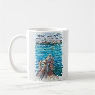 Serene Waterscape in San Juan de Ulua, Veracruz Koffiemok