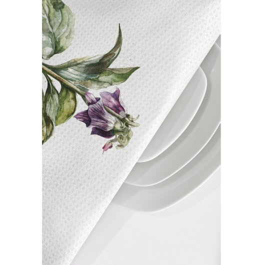 Serene Waterverf Comfrey Theedoek