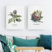 Serene Waterverf smeerwortel, op maat Poster