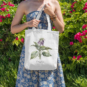 Serene Waterverf smeerwortel, op maat Tote Bag