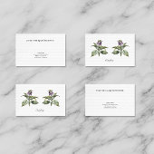 Serene Waterverf smeerwortel, op maat Visitekaartje