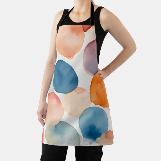 Serene Waterverf Stippen Schort (Insitu)