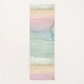 Serene Waterverf Wash Abstracte zonsopgang Yogamat (Voorkant)